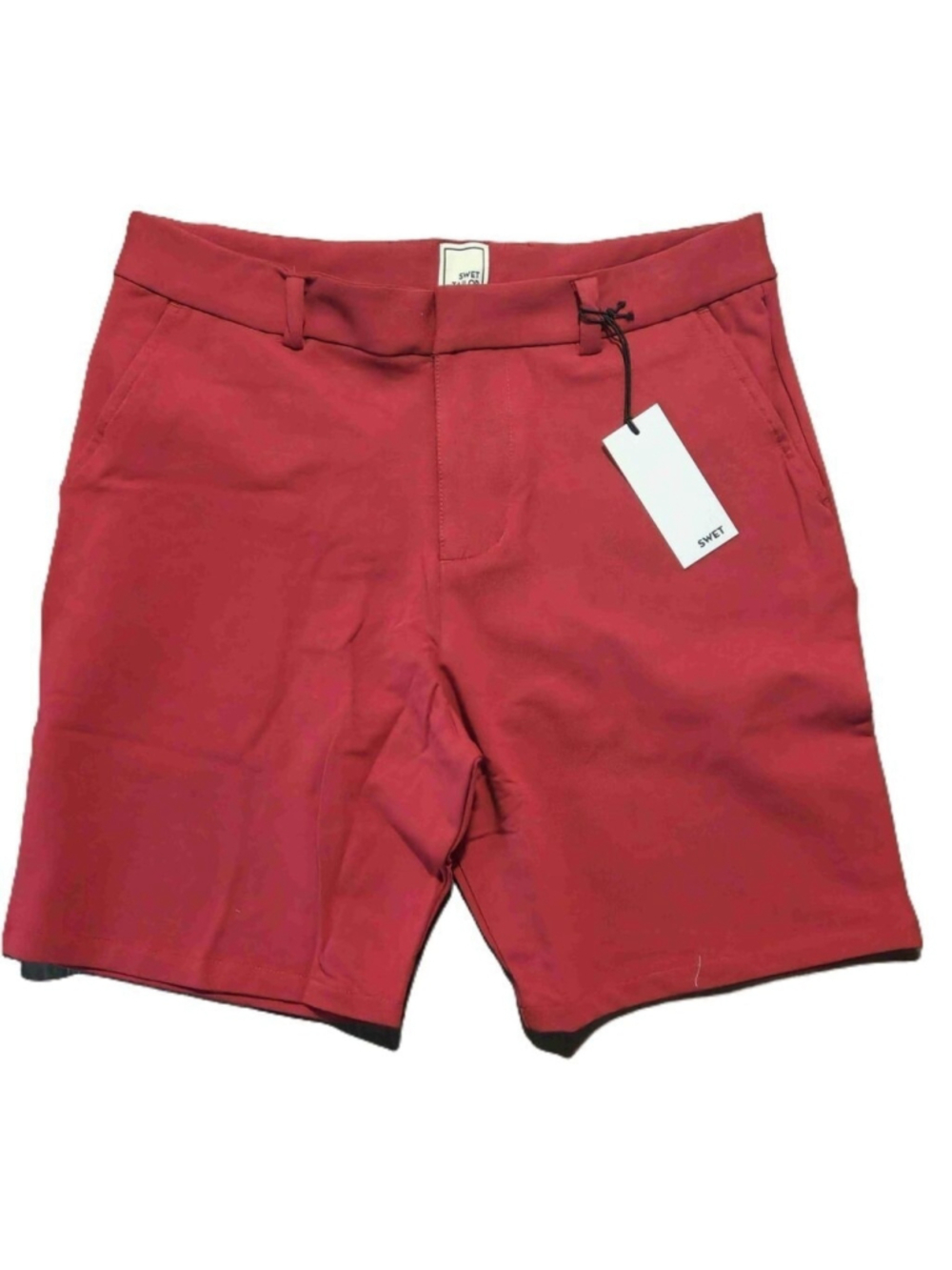 NWT Swet Tailor Mens Red Shorts Size 34